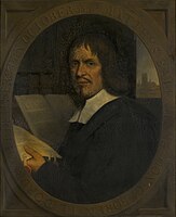 Portret van Matthijs Balen, naar Samuel van Hoogstraten. Collectie Dordrechts Museum.