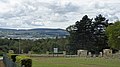 Vue vers Sedan depuis la Nécropole nationale.