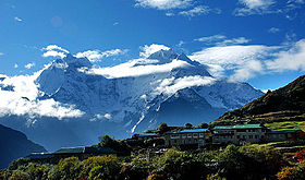 Dole village and mt thamserku at the background.jpg