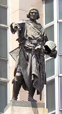 Диего Лопес V де Аро, статуя Марина Бенлиуре, Бильбао, Испания