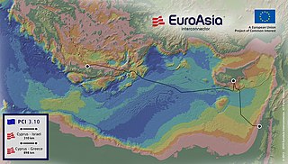 Карта EuroAsia Interconnector