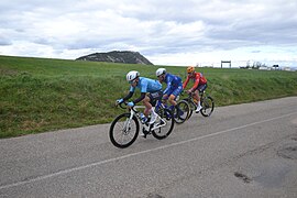 Crommelinck, Hue, et Dversnes échappés en début de course.