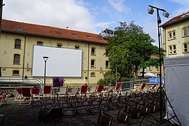 comme amphithéâtre lors du Festival du film Nancy en 2020,