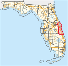 Description de l'image Florida's 8th congressional district (since 2023).svg.