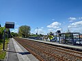 Les voies en direction de Saint-Yrieix-la-Perche.