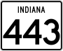 State Road 443 marker