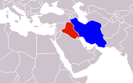 İran ve Irak'ın haritadaki yerleri