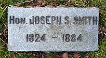 Grave of Joseph Showalter Smith