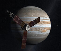’n Kunstenaarsvoorstelling van Juno by Jupiter.