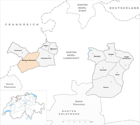 Mapo de Metzerlen-Mariastein