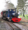 Leighton Buzzard train departing Pages Park Station