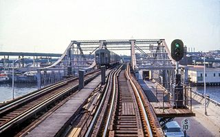 MBTA Main Line El on Charlestown Bridge in 1967.jpg