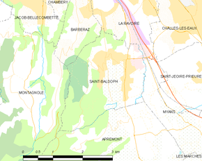 Poziția localității Saint-Baldoph