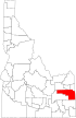 Map of Idaho highlighting Bonneville County.svg