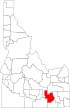 Map of Idaho highlighting Power County.svg