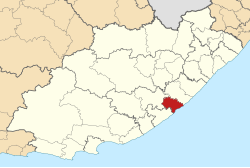 Location in the Eastern Cape