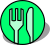 Knife and fork icon