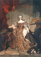 Η βασίλισσα της Γαλλίας Μαρίας Λεστσίνσκα,1740, Λούβρο