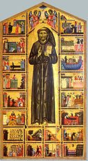 St. Francis and scenes from his life, 13th century