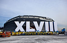 Exterior of MetLife Stadium for Super Bowl XLVIII MetLife Stadium exterior Super Bowl XLVIII.jpg
