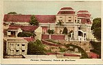 Cartão postal do Palácio, de 1907.