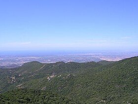 Panorama Terralbe s masiva Monte Arcija