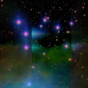 SDSS-Aufnahme, Bildwinkel 27' × 27'