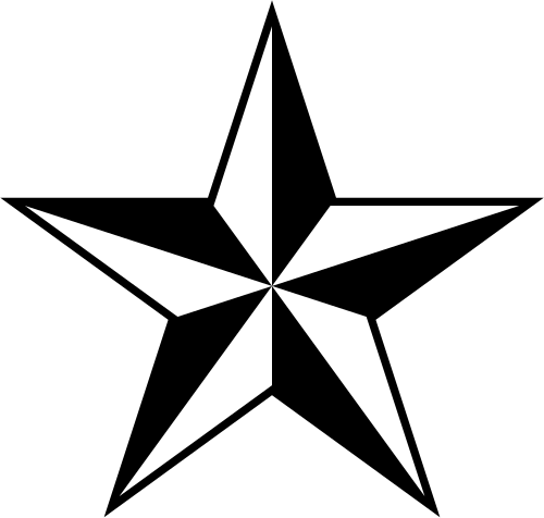 Many people like to get nautical star tattoos, 