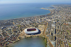 English: Stadium Nelson Mandela Bay, in Port E...