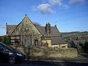 The old school house is now a private residence