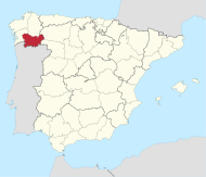 Provincia de Ourense: situs