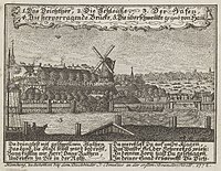 Deichtor mit der Mühle auf der Bastion Bartholdus von 1772