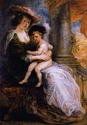 Helena Fourment con su hijo Francis, 1634-1635, Alte Pinakothek.