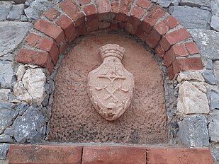 Pilùn da Madònna di Pòvi (San Michê, Giüstéxine), stemma du cumün