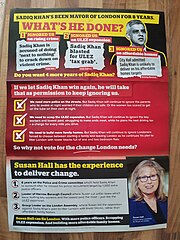 A Conservative-led slanderous political campaign brochure for the Mayor of London Political campaign UK-London.jpg