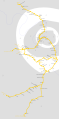 Karte der RER-Linie C in der d'Île de France