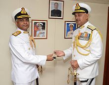 Rear Admiral SV Bhokare takes charge as Eastern Fleet Commander (04).jpg