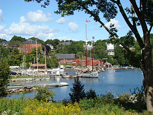 English: Shot of Rockport Harbor, Rockport Maine