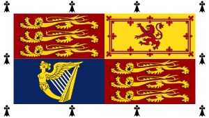 Royal standard of members of the British Royal...
