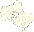 Mapa správním obvodů oblasti