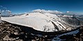 Blick über das Äußere Mullwitzkees (vorne) und das Schlatenkees (hinten) vom Gipfel der Kristallwand.