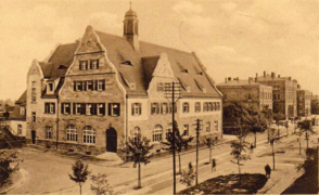 Postamt am Hauptbahnhof um 1910