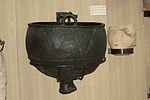 Scythian bowl, 5th-4th century BC, bronze; from Castelu (near Medgidia, Constanța County)[7]