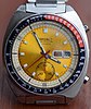 Montre chronographe automatique Seiko 6139, portée comme montre personel par William Pogue en 1973.