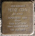 Stolperstein für Heinz Cohn (Mainzer Straße 31)
