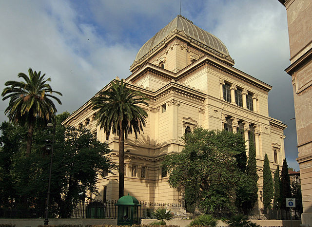 Sinagoga de Roma, dentro del Guetto Judío. Fuente: Wikipedia