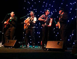 The High Kings performing in 2012 in Waterford, Ireland.