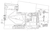 Linkes Bild: Grundriss der Alhambra Rechtes Bild: Grundriss des Topkapı-Palasts