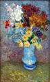 15 / Flowers in a blue vase