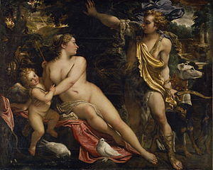 "Venus, Adonis and Cupid"